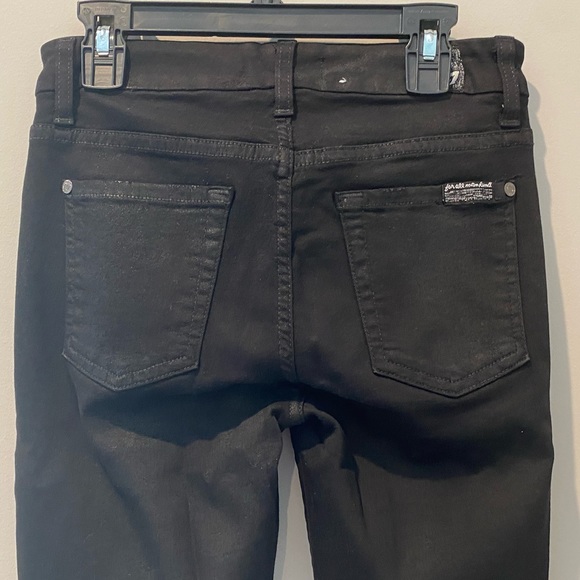 7 For All Mankind Ripped & Distressed Skinny Leg Cut Women’s Waist 25 - Picture 9 of 14